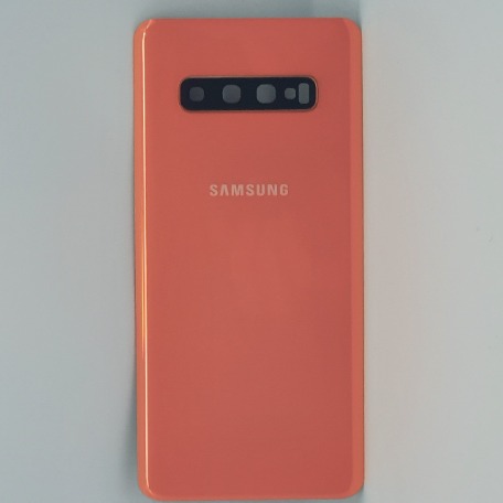 Samsung Galaxy S10 Plus akkufedél kamera lencsével pink