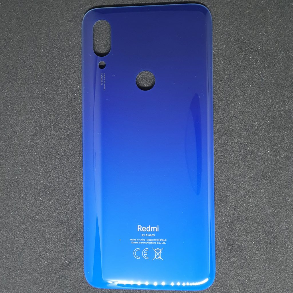 Xiaomi Redmi 7 akkufedél hátlap kék