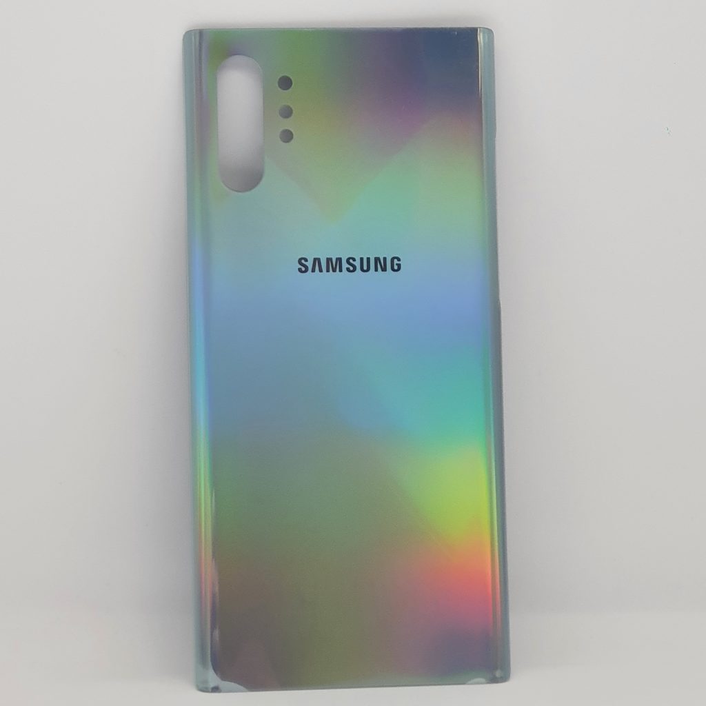 Samsung Galaxy Note 10 Plus (N975) akkufedél hátlap ezüst