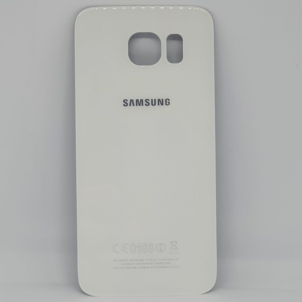 Samsung Galaxy S6 Edge (G925) akkufedél hátlap fehér