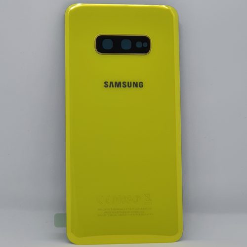 Samsung Galaxy S10E (G970) akkufedél hátlap sárga