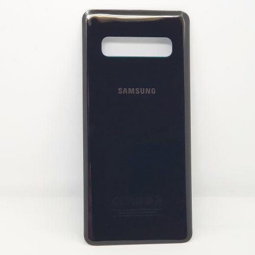Samsung Galaxy S10 Plus (G975) akkufedél hátlap fekete