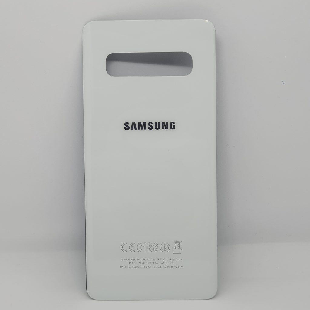 Samsung Galaxy S10 Plus (G975) akkufedél hátlap fehér