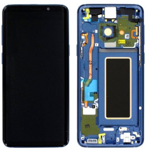 Samsung Galaxy S9 (G960) kijelző lcd gyári kék