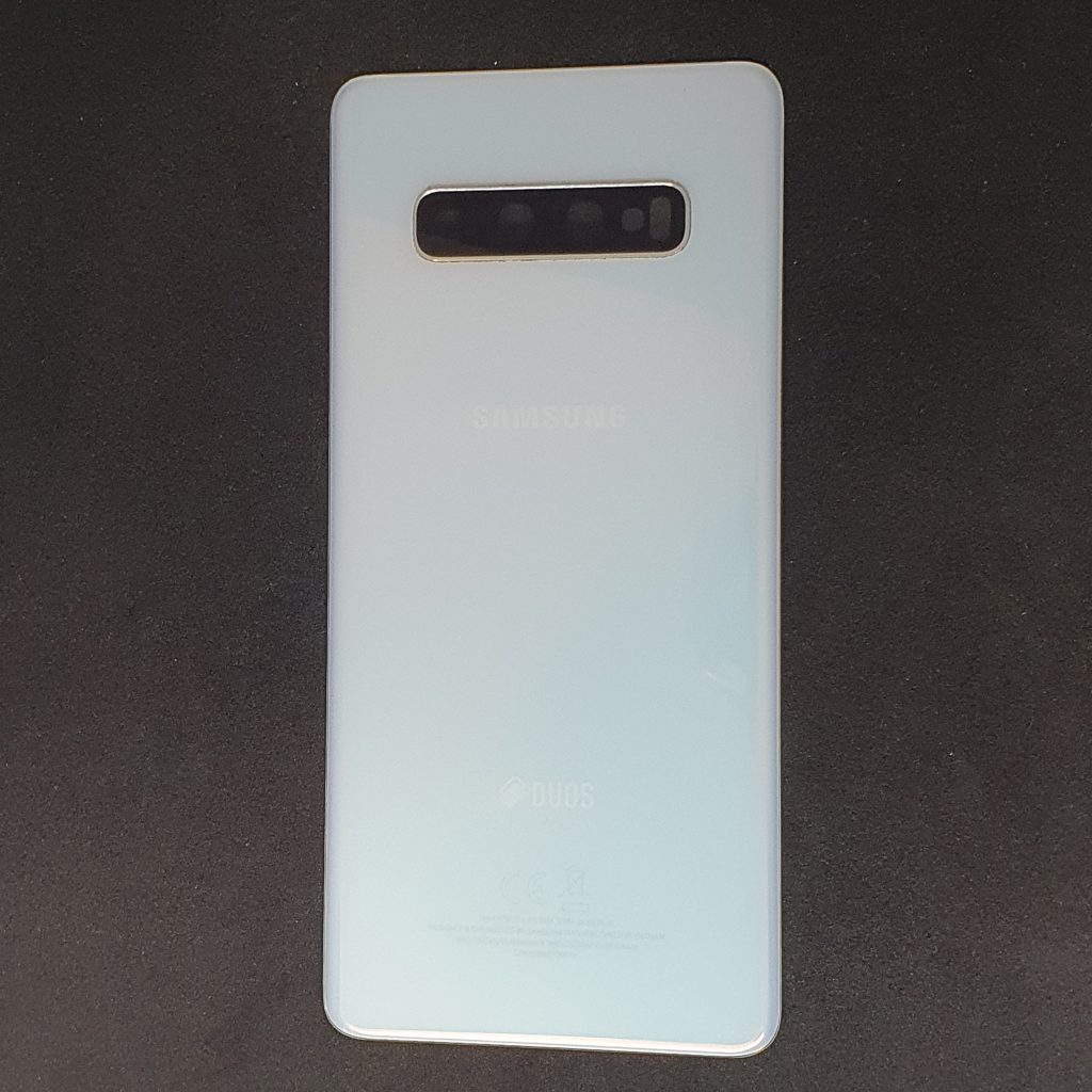Samsung Galaxy S10 Plus akkufedél hátlap gyári (swap) fehér