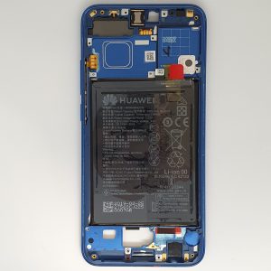 Huawei Honor 10 kijelző lcd keret akkumulátorral gyári kék