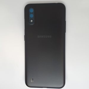 Samsung Galaxy A01 Core akkufedél hátlap fekete gyári