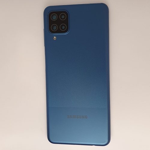 Samsung Galaxy A12 akkufedél gyári kék