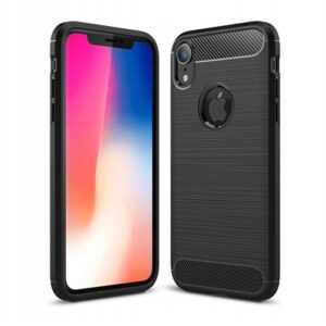 Iphone XR Forcell Carbon tok fekete