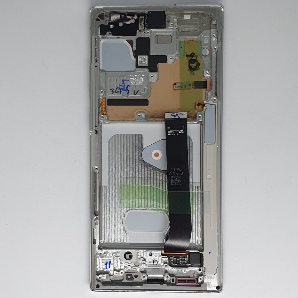 Samsung Galaxy Note 20 Ultra (N985/N986) kijelző lcd gyári ezüst