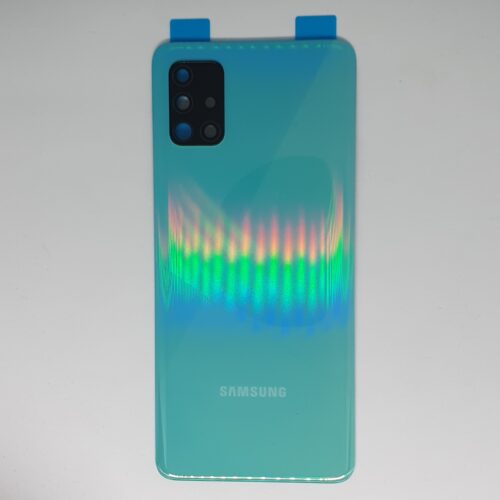 Samsung Galaxy A51 (A515) akkufedél hátlap kamera lencsével gyári kék