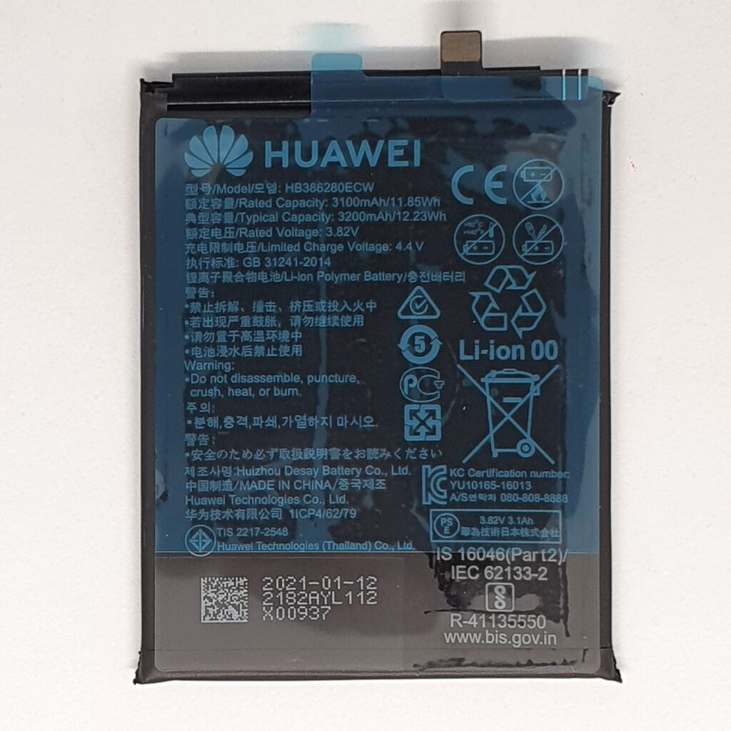 Huawei HB386280ECW akkumulátor gyári 3.200mAh