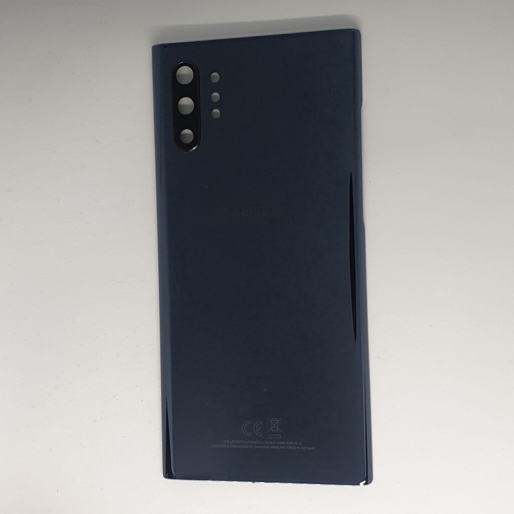 Samsung Galaxy Note 10 Plus akkufedél hátlap gyári (swap bontott) fekete