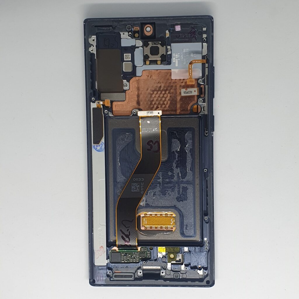 Samsung Note10 plus (N975) kijelző lcd gyári (SWAP bontott) fekete