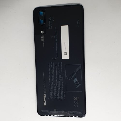 Huawei P20 akkufedél hátlap gyári fekete