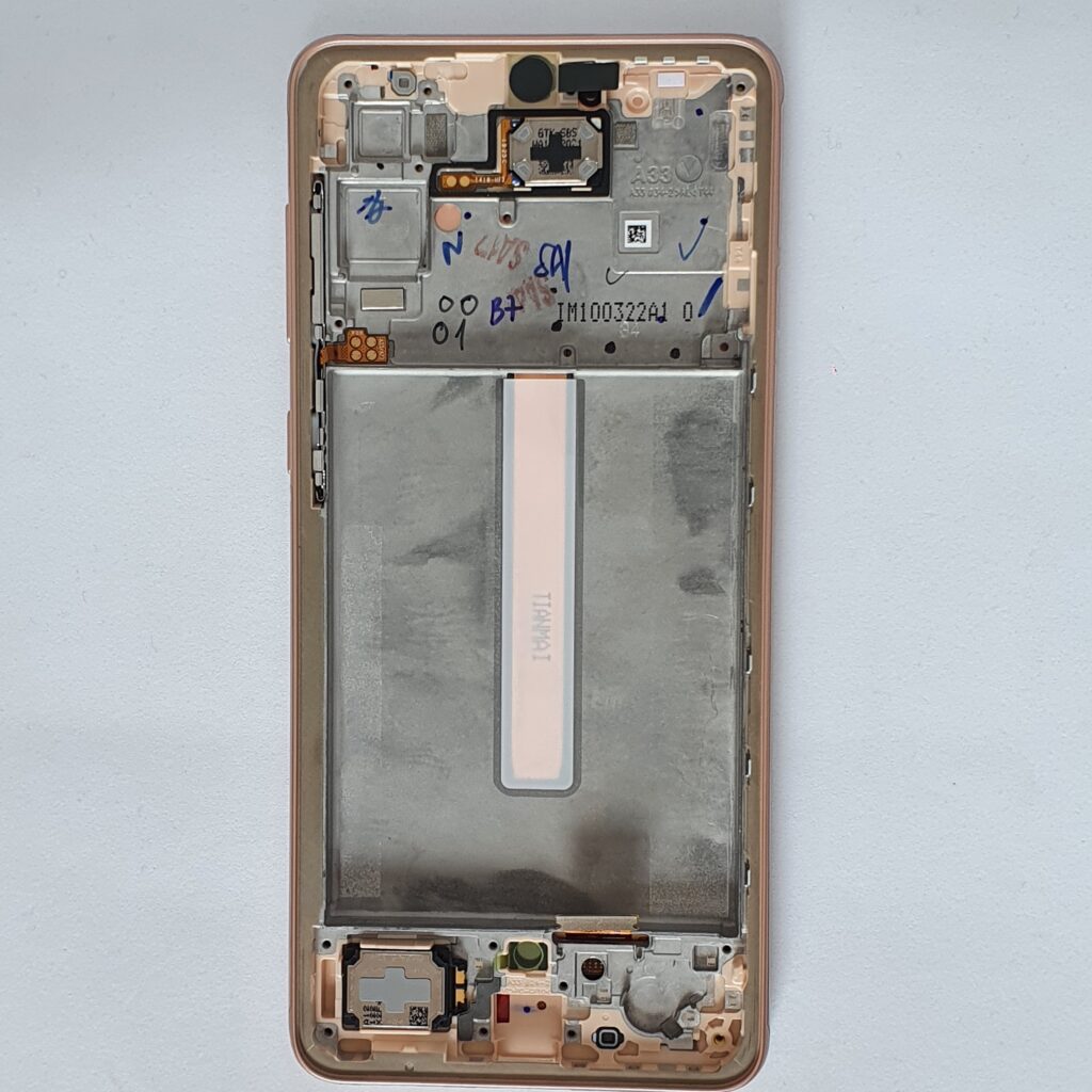 Samsung Galaxy A33 5G (A336) kijelző lcd gyári gold / peach