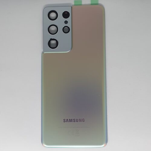 Samsung Galaxy S21 Ultra akkufedél hátlap gyári ezüst