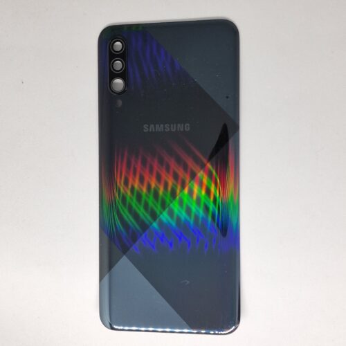 Samsung Galaxy A50s (A507) akkufedél hátlap kamera lencsével fekete