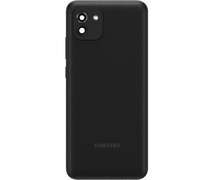 Samsung Galaxy A03 (A035) akkufedél hátlap gyári fekete