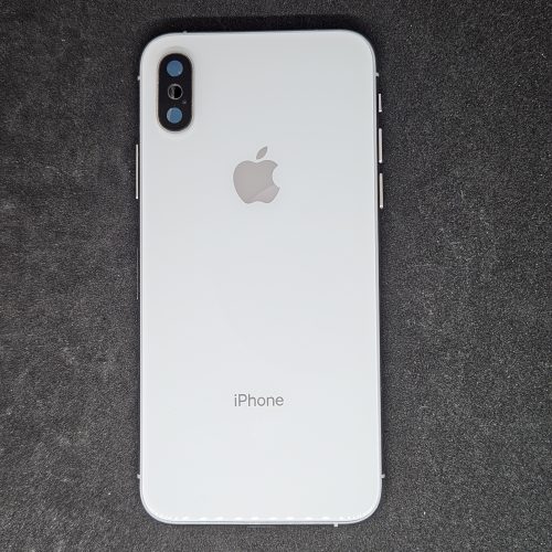 Iphone XS középső keret hátlappal fehér