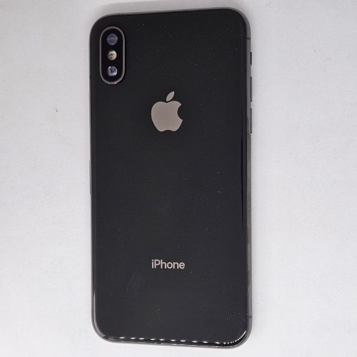 Iphone XS középső keret hátlappal fekete