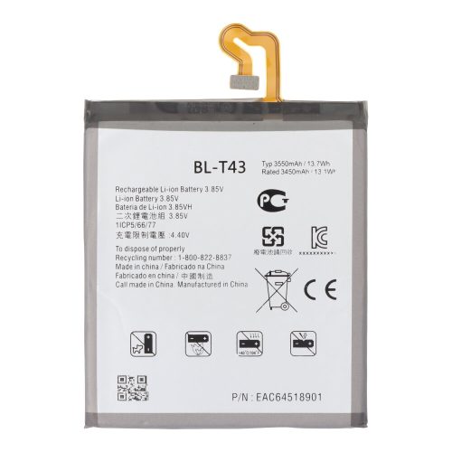 LG G8S ThinQ akkumulátor OEM 3.550mAh BL-T43