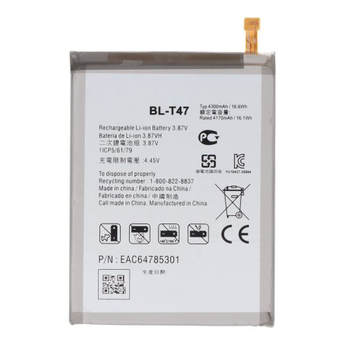 LG Velvet/Velvet 5G akkumulátor OEM 4.300 mAh BL-T47