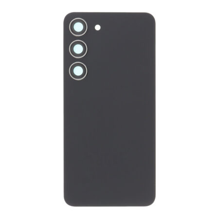 Samsung Galaxy S23 akkufedél hátlap kamera lencsével OEM fekete