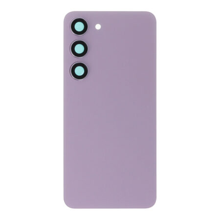 Samsung Galaxy S23 akkufedél hátlap kamera lencsével OEM lila