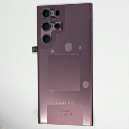 Samsung Galaxy S22 Ultra 5G akkufedél hátlap Gyári (service pack) Burgundy