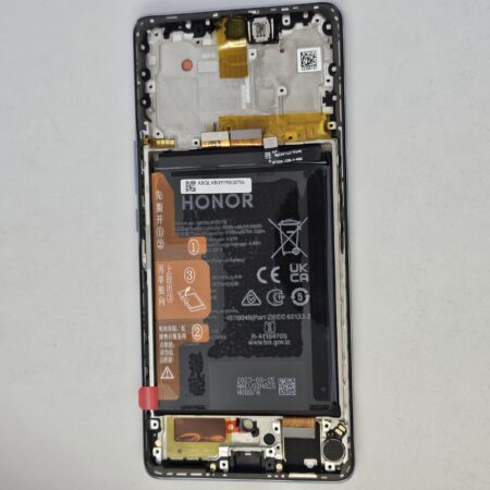 Huawei Honor Magic5 Lite 5G kijelző lcd gyári ezüst