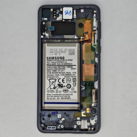 Samsung Galaxy S10E (G970) kijelző lcd gyári fekete