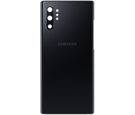 Samsung Galaxy Note 10 Plus akkufedél hátlap gyári (service pack) fekete