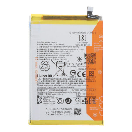 Xiaomi Redmi 13C/Poco C65 akkumulátor BN5Q 5.000mAh OEM