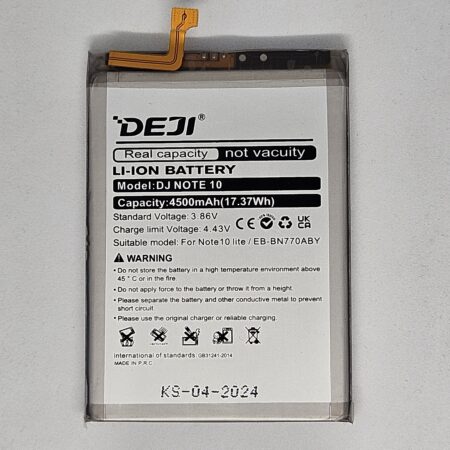 Samsung Note 10 Lite akkumulátor DEJI 4.500mah EB-BN770ABY