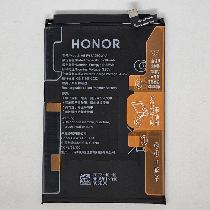 Honor X7B/Honor 90 Smart akkumulátor gyári HB4966A2EGW-A